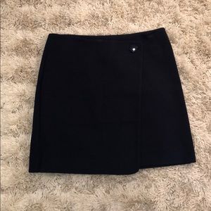 Navy pencil skirt